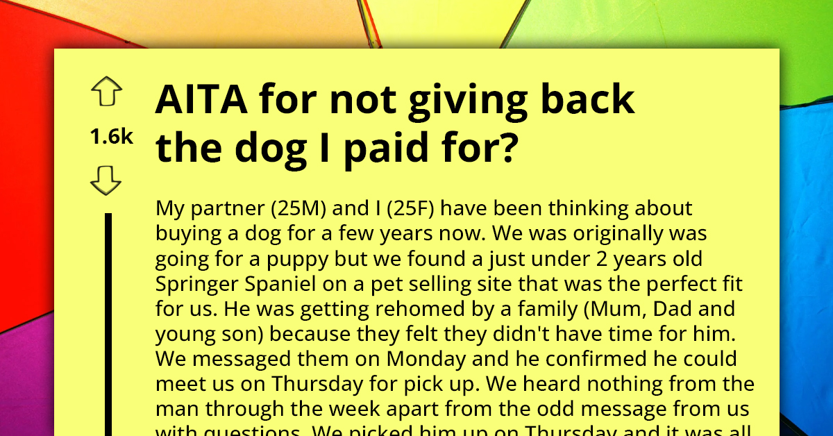 Man Sells Dog But Regrets It And Wants It Back - Couple Who Bought Dog Refuses To Return It