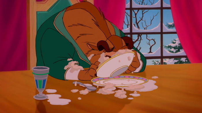 14 The Porridge from the movie, Beauty and the Beast