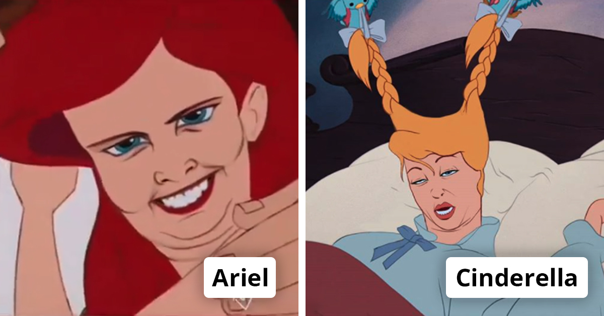 Artist Goes Viral For His Hilarious Take On Disney Princesses Battling Everyday Life Like The Rest Of Us