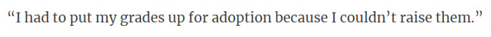 25. Now who's going to adopt my grades