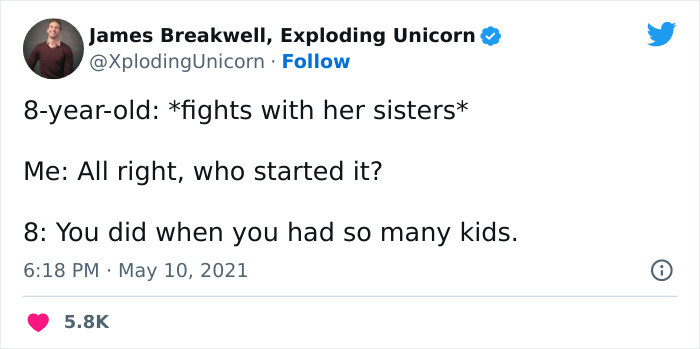 19. You started it: