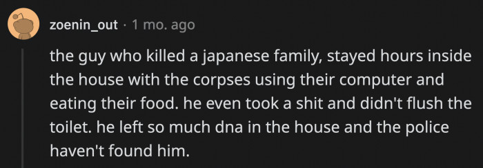 14. Do not read the comment below if you have a weak stomach. This is the story of the Setagaya Family.