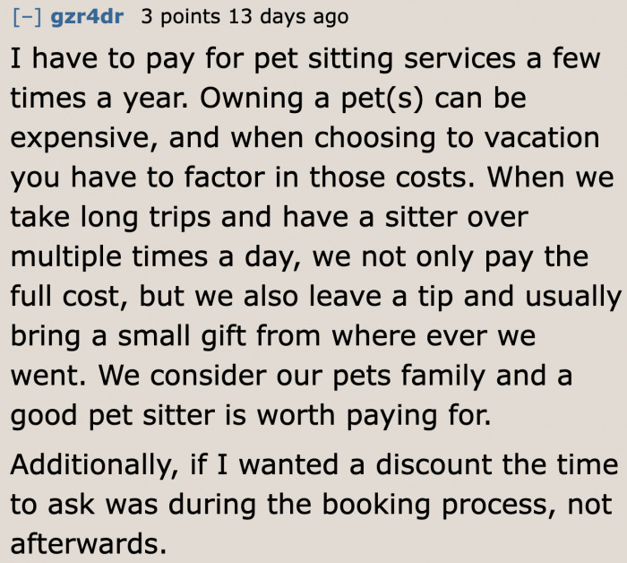 Teenager Insists That They Charge Full Price For Their 9Day Dog