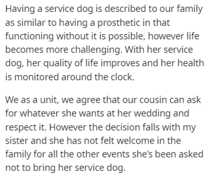 Redditor Refuses To Attend Cousin s Wedding Because Her Sister Isn t redditor-refuses-to-attend-cousin-s-wedding-because-her-sister-isn-t
