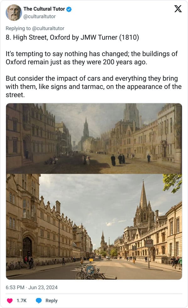 8. High Street, Oxford by JMW Turner