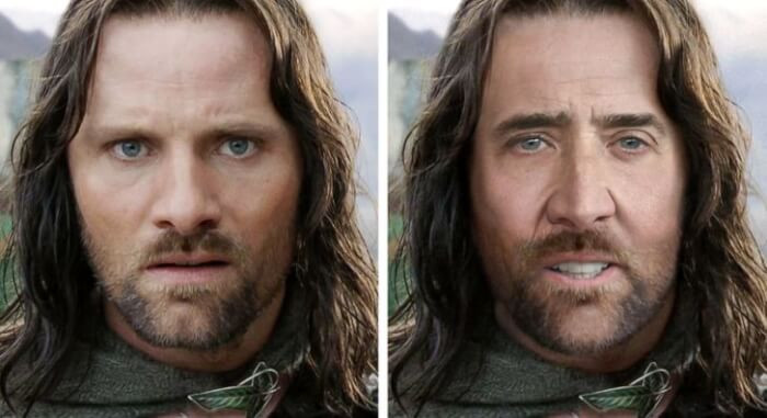 5. Nicolas Cage lost out on getting the role of Aragorn in the 