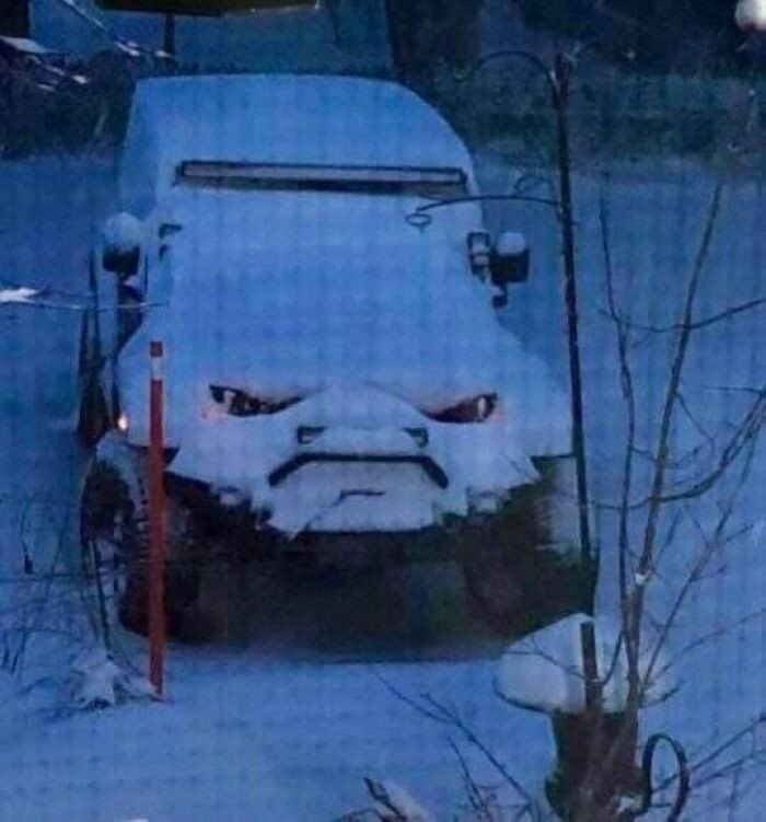 1. When your Jeep is just as upset as you are about the weather