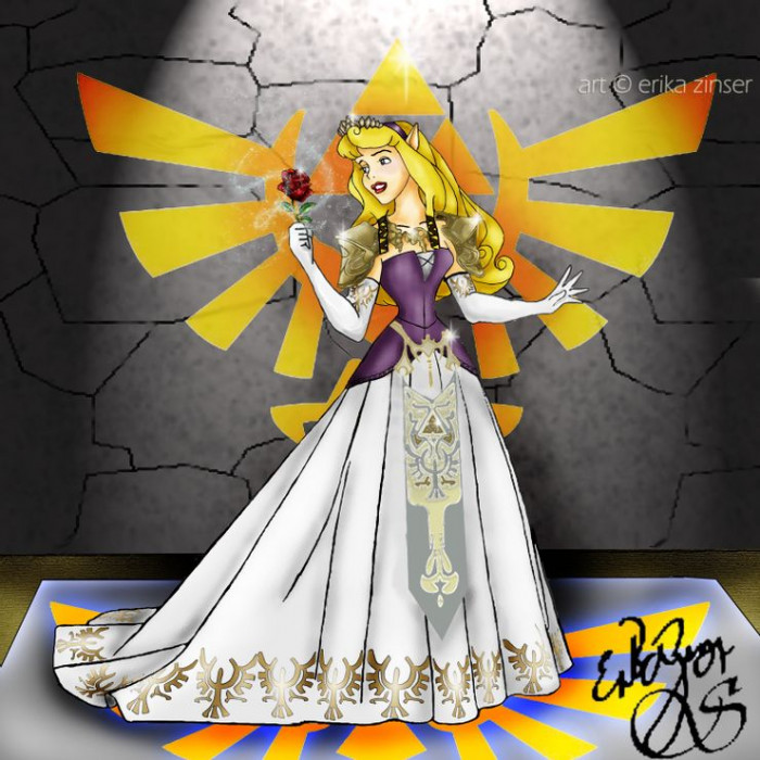 12. Aurora as Princess Zelda