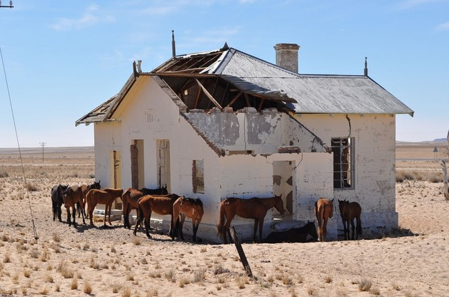 Kolmanskop, a ghost town in Namibia.