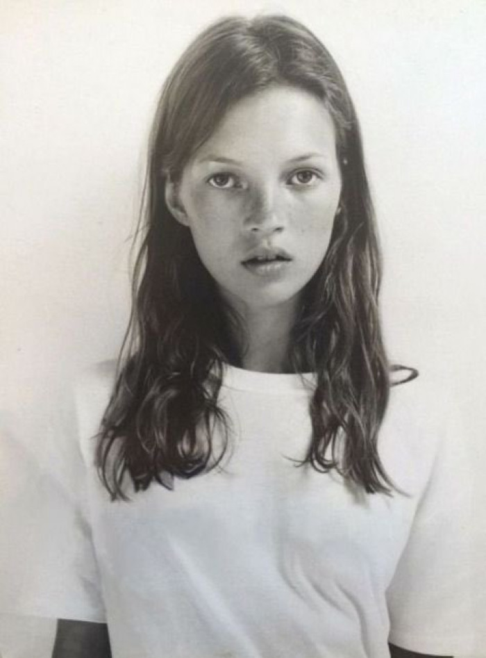 43. A young Kate Moss in 1991