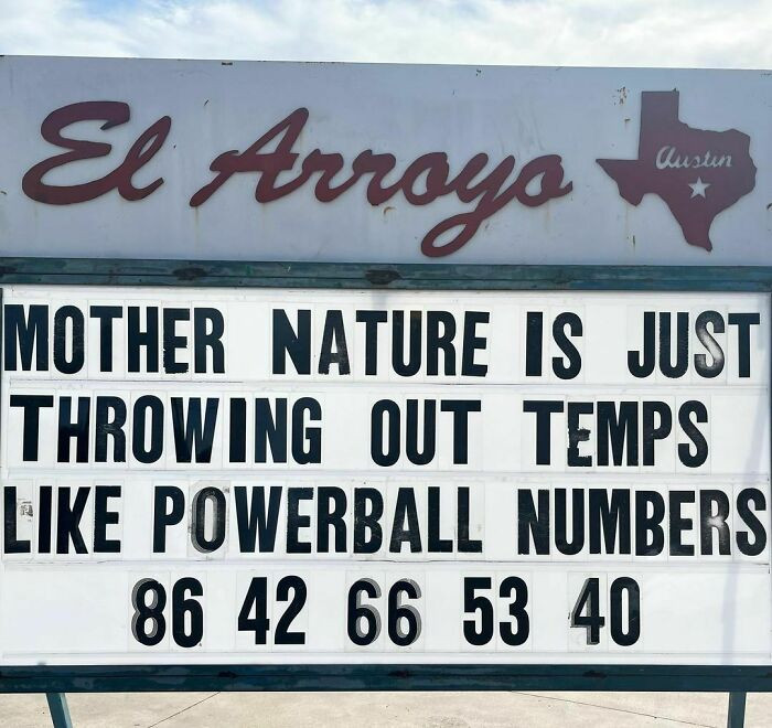 19. Mother nature doing her thing