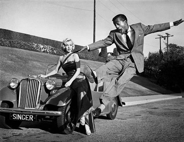 19. Marilyn Monroe and Sammy Davis, Jr.