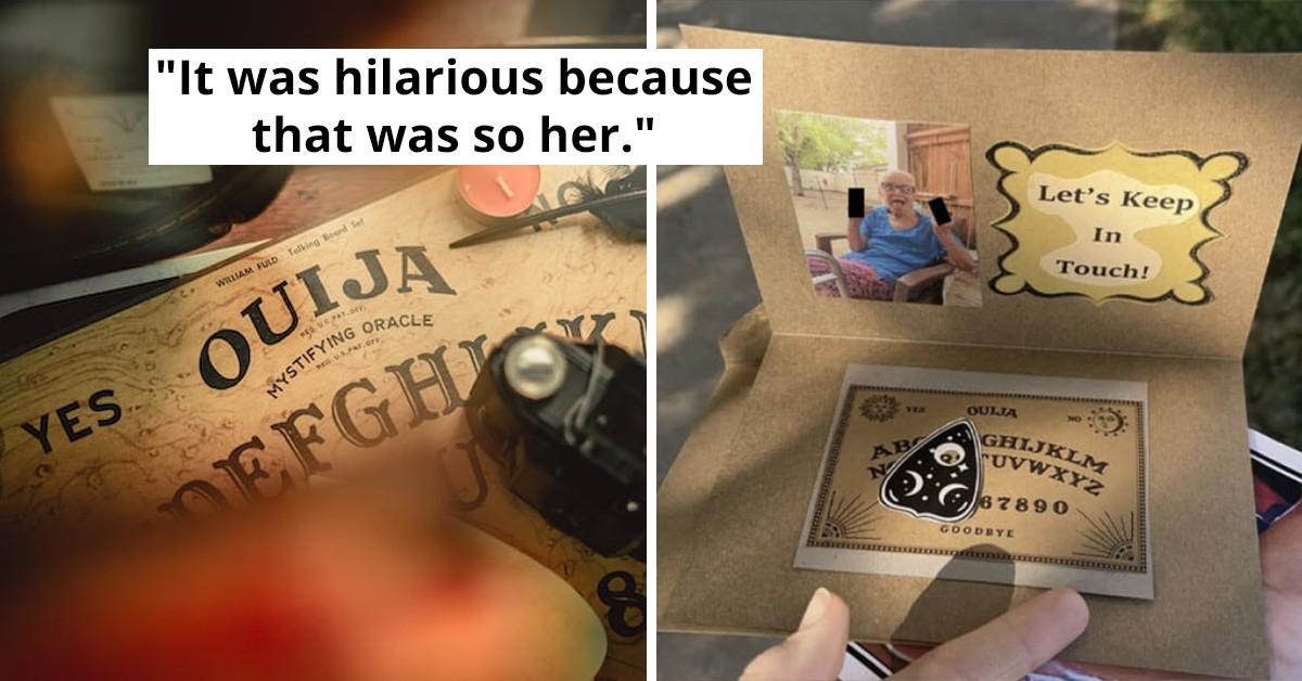 Late Grandma Brings Out The Fun In "Funeral" By Gifting A Unique Ouija