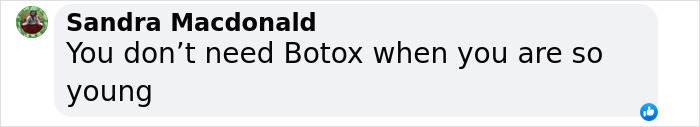 According to this commenter, young people have no need for botox