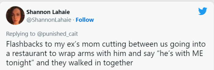 He is with me tonight? No wonder he is now ex.