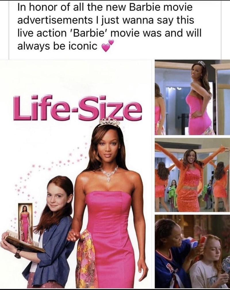 Before Margot Robbie, there was Tyra Banks—the original live-action Barbie.