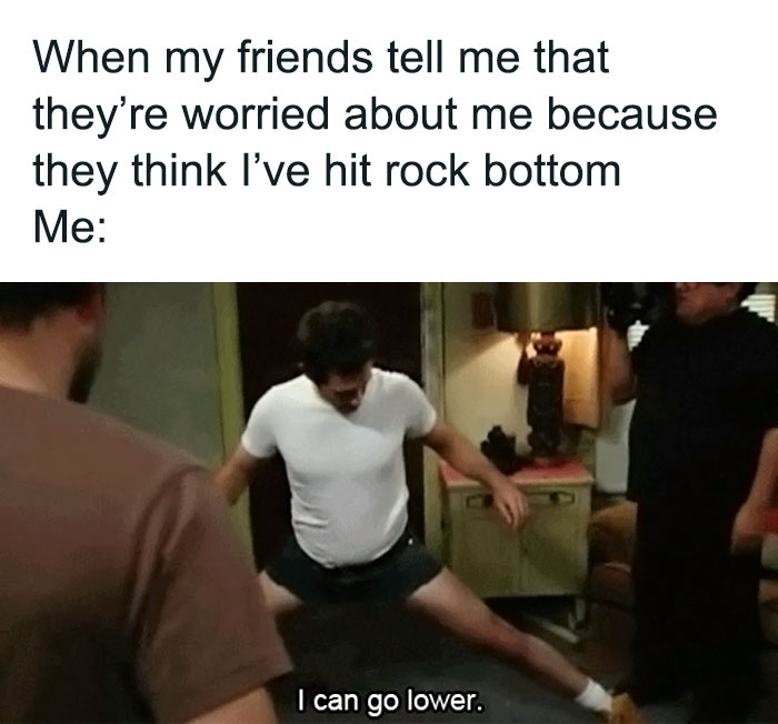 14. It's rock bottom after all