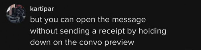 This person shares another tip–an easier and more convenient one actually–that works on apple phones. Why give a harder and more complicated way when you could just do this?