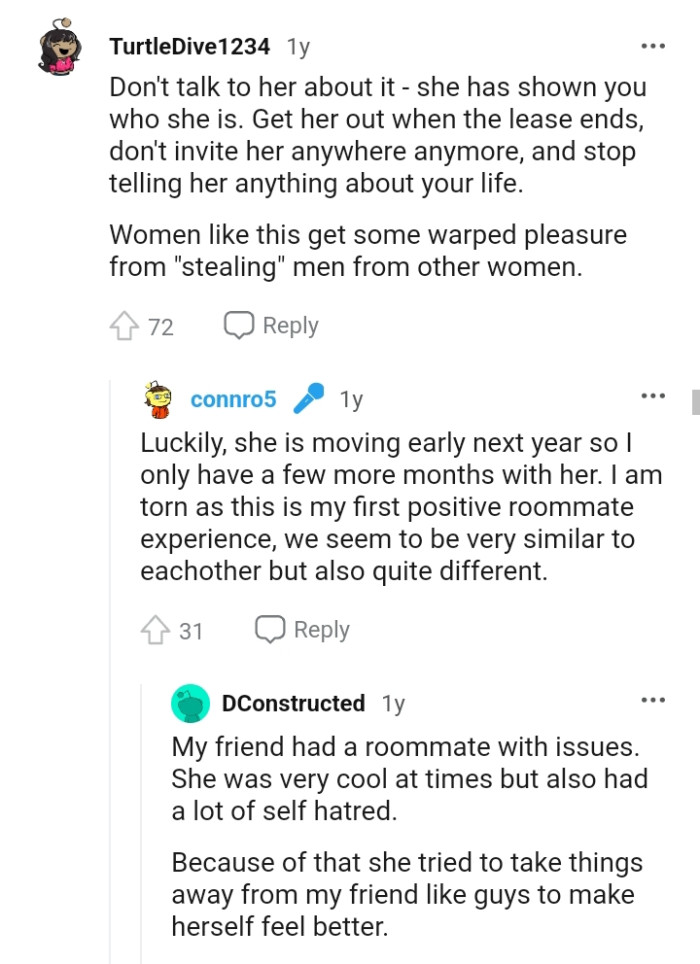 Redditors Make Woman Reconsider Confronting Roommate Over Mutual Crush