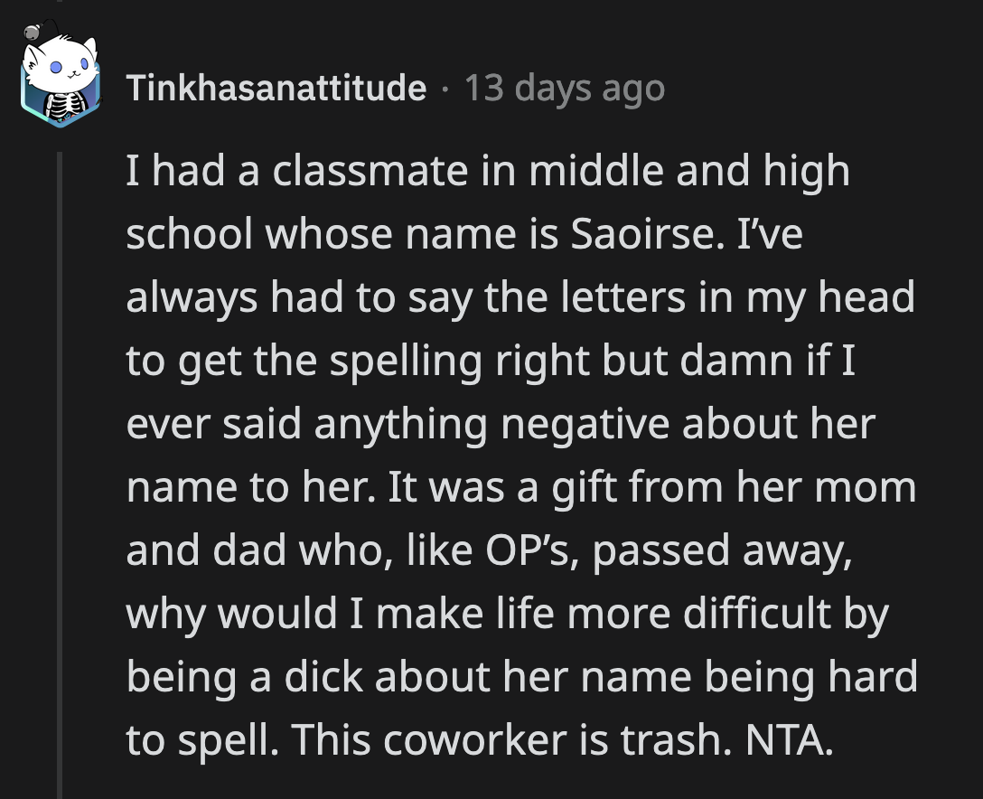 Deliberately misspelling someone's name because you're too lazy (or stupid) to learn is plain disrespectful.