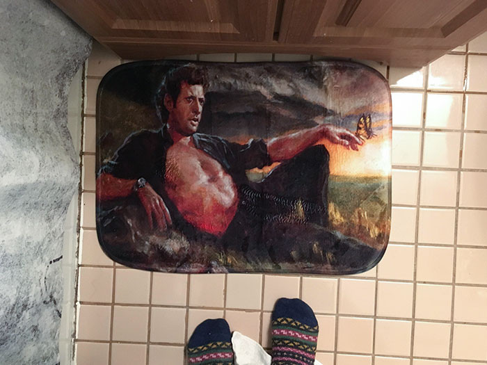 2. My Fiancé And I Ordered A Navy Bathmat And This Came, 10/10 Would Order Again