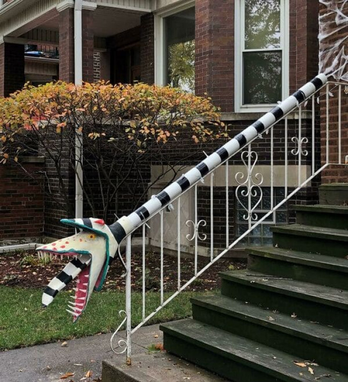 This is a very creative way to transform your stair railings.