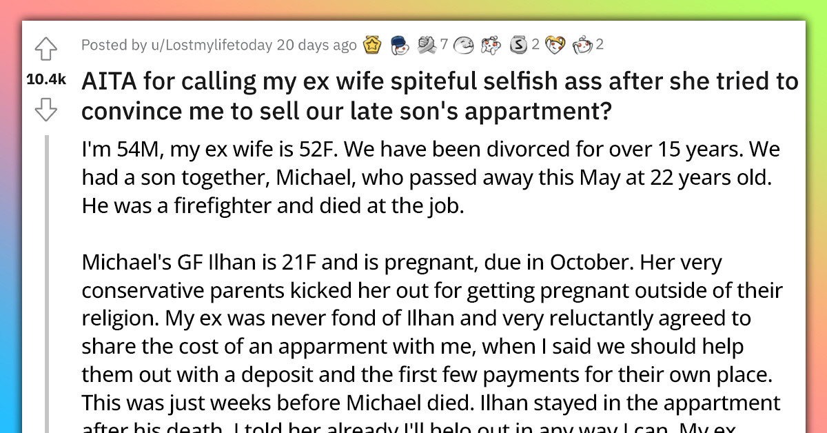 man loses his wife