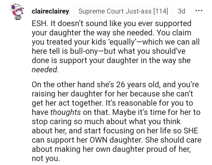 Woman Celebrates Son For Winning Scholarship Tells Her Single Mom Daughter That She s Done 