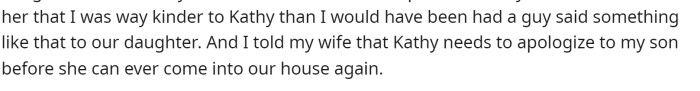 Ultimately he could've said things that were much worse, but he did the right thing by calling her out.