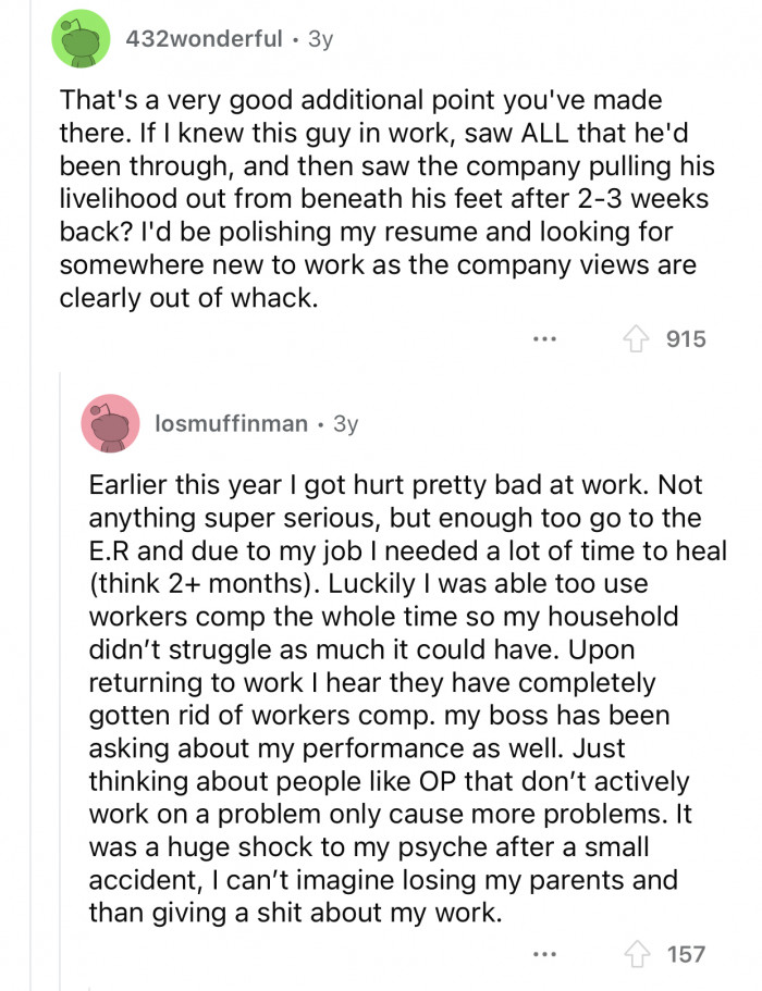 OP should not feel safe in this company because this could happen to her at any time.