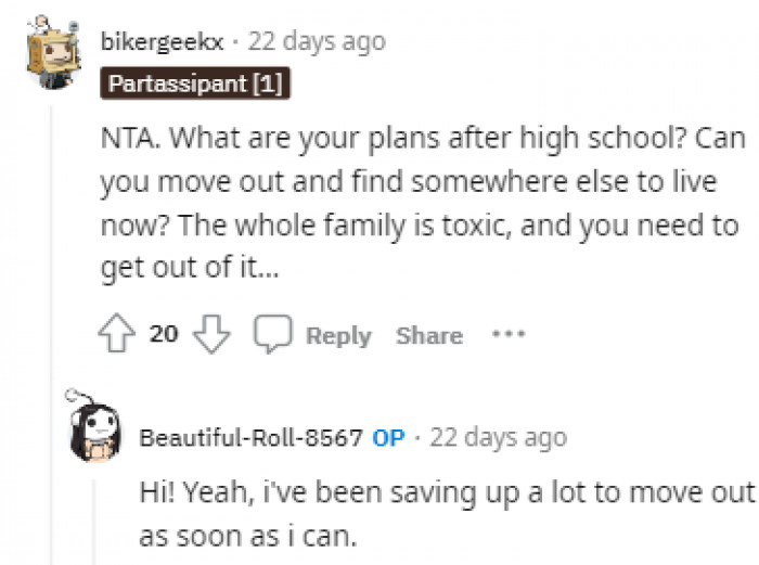 It seems like OP is planning on moving out ASAP.