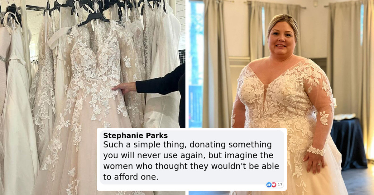 Kind Woman Passes On Her $3,000 Wedding Gown To A Bride Who Cannot ...