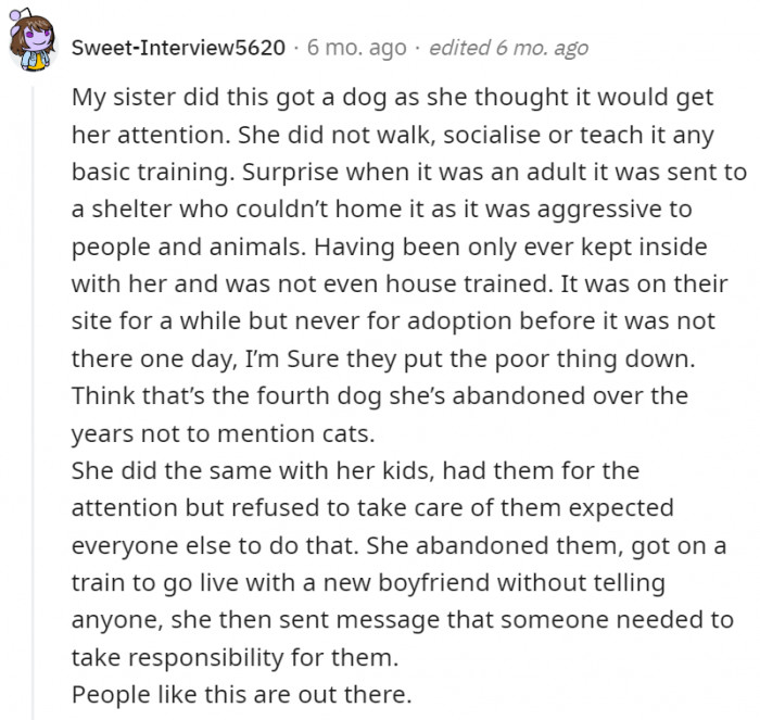 4. People should never use pets or kids for attention, jeez, that is just wrong
