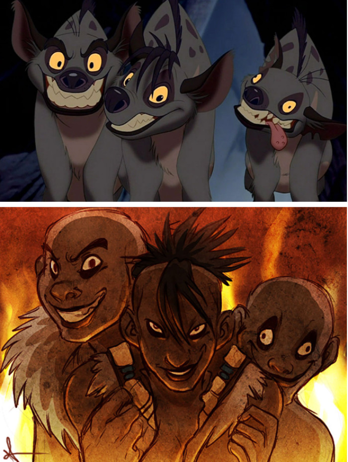 The Hyenas in The Lion King