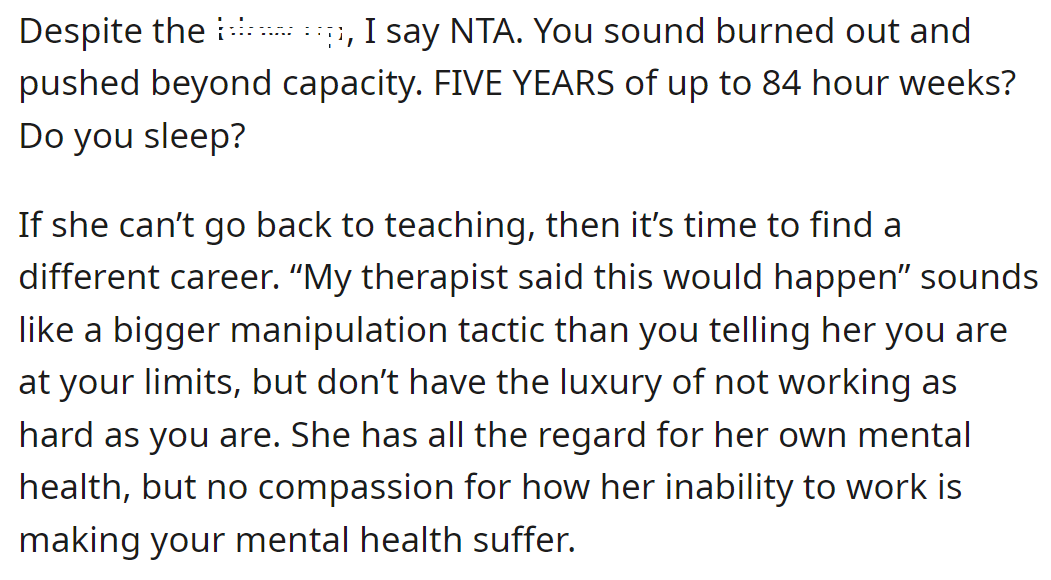 Overworked Man Angry As Wife Uses Therapist As Excuse For Avoiding Work