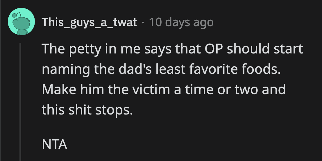 If they don't, OP can also make them victims of her 