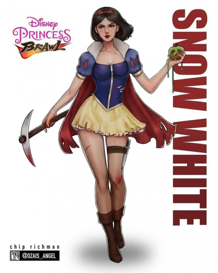 11. Disney Princess Brawl - Here is Snow White from the Disney movie, Snow White