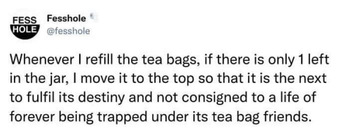 Tea bag savior
