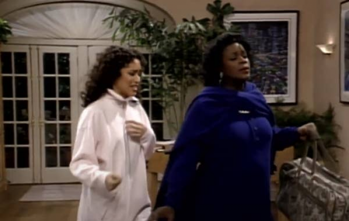 Janet was 34 when the sitcom first aired, but her onscreen daughter, Karyn Parsons, was only ten years her junior.