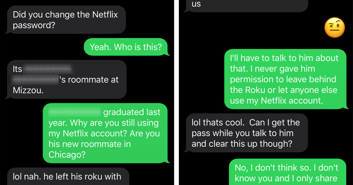 Online Community Is Cracking Up Over How A Redditor Dealt With His Son's Roommate Who Feels Entitled To His Family's Netflix Account