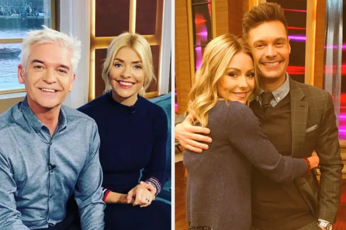8. The TV duos, Holly Willoughby and Phillip Schofield, and Kelly Ripa and Ryan Seacrest