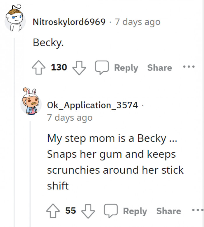 22. No, it's Becky!