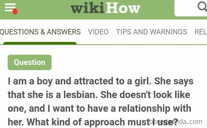 13. What does a lesbian look like?
