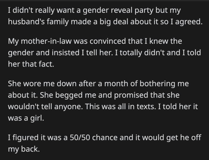 OP's MIL hissed at her for making her look like a fool. OP reminded her of her promise which mother-in-law denied ever making.