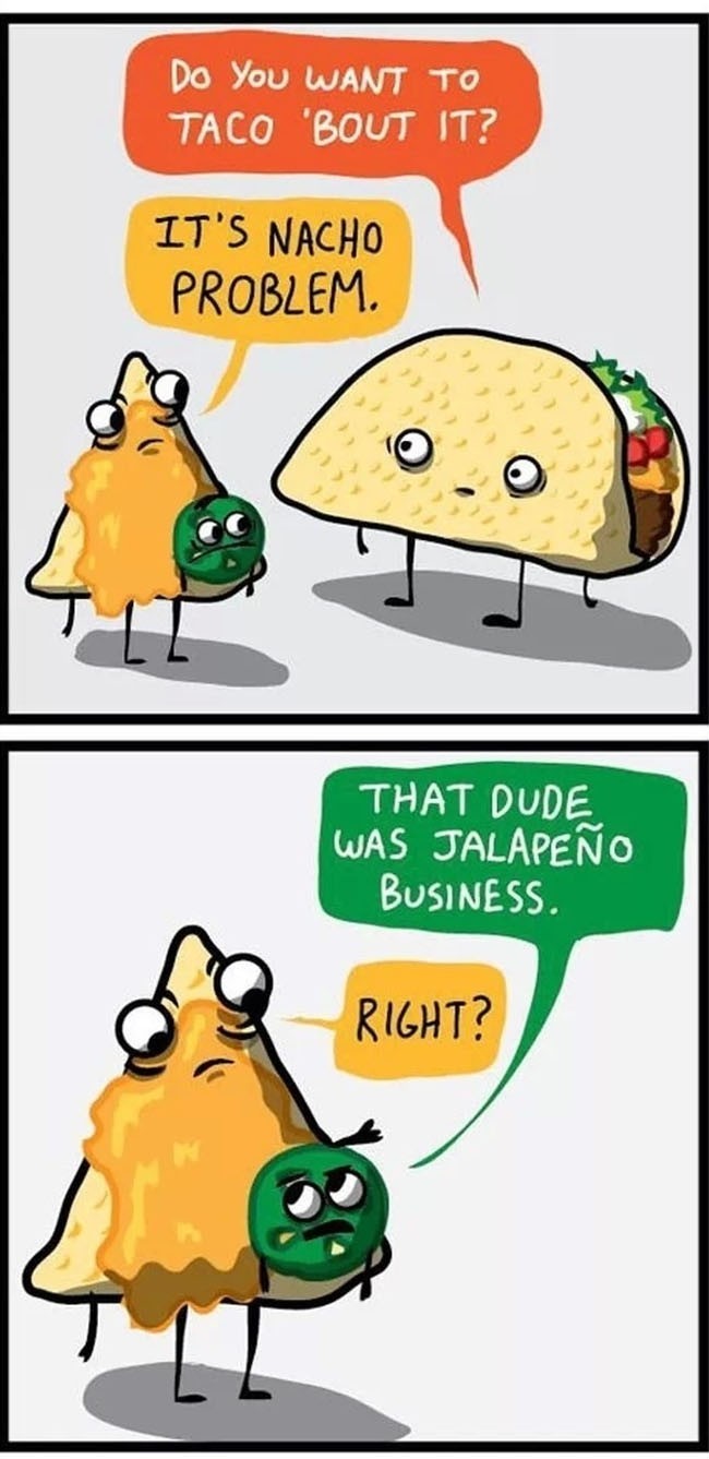 I love little comics like this because they're always so cute and clever but the joke here is very standard.