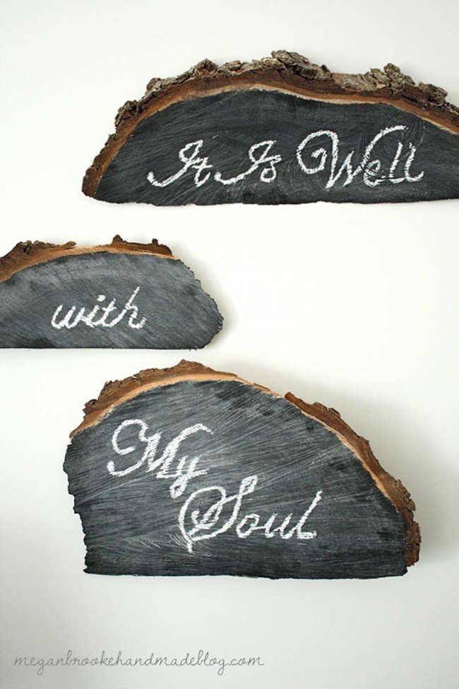13. Chalkboard: Chalk it up to creativity with boards that add a rustic touch to your home.