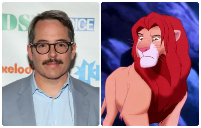 3. Matthew Broderick as adult Simba in The Lion King