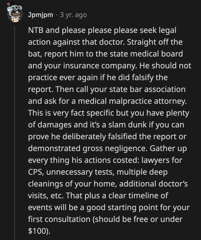 A Redditor advised OP to go to a lawyer. They have a good chance of winning a case against the allergist who allegedly falsified the original results.