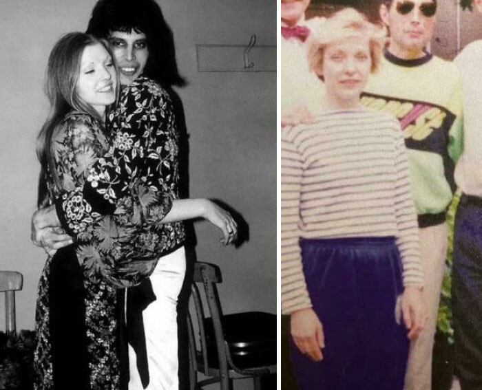 22. Freddie Mercury and Mary Austin in the '70s and 1991