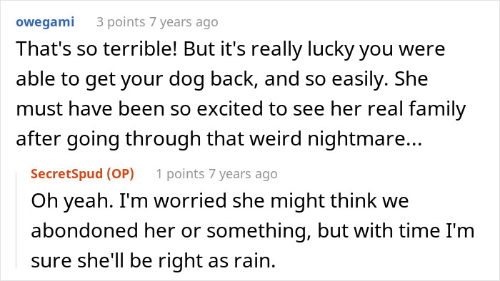 Good thing they were able to get Emma back, but four months is still a long time.
